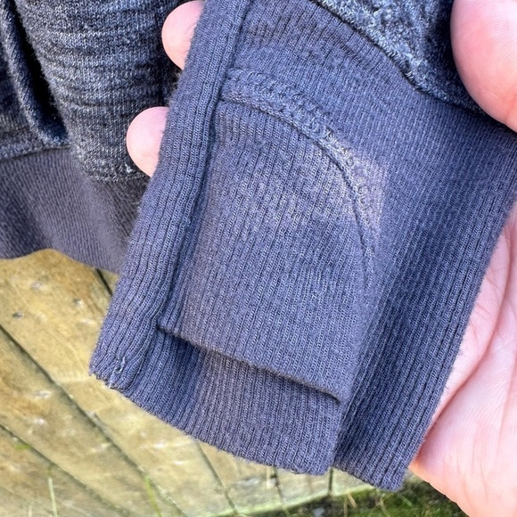 Athleta girl cross cross back hoodie heathered grey Sz XL/14 - Picture 3 of 11